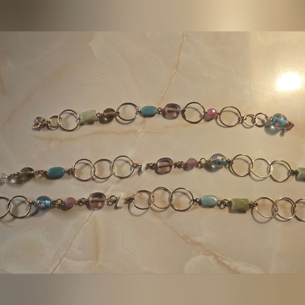 VINTAGE COOKIE LEE BOHEMIAN STYLE MATCHING BRACELET AND NECKLACE